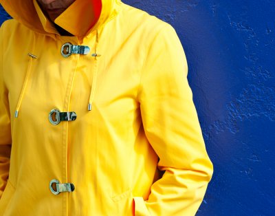Yellow raincoat