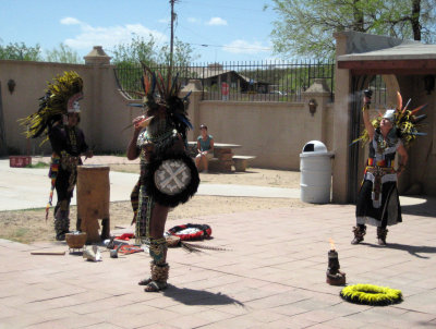 San Xavier - Inca dancers