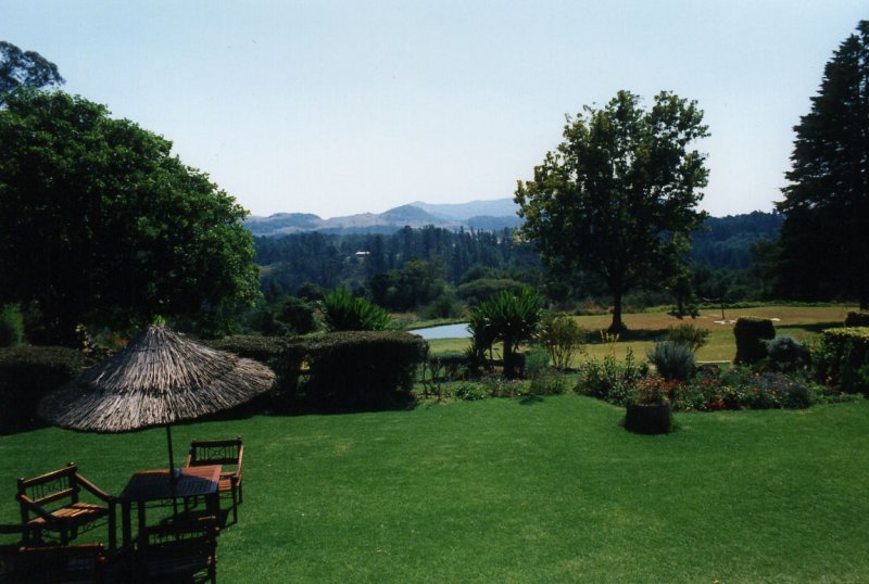 View from the front door of the Rhodes Nyanga Hotel.  Cecil Rhodes bought 90,000 acres and chose this spot to put his home.