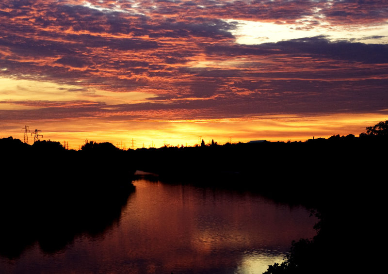 The Ribble at Sunset