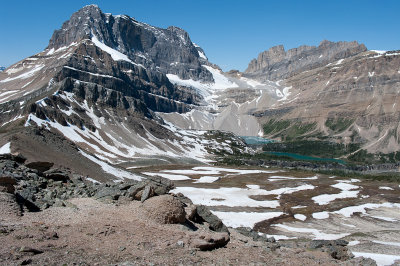 Skoki lakes and Ptarmigan peak