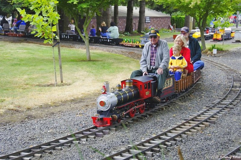 The Willow Creek Model RR At Antique Powerland Museum