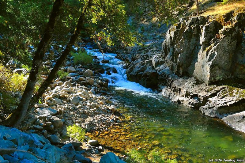 American River Canyon Along CA Hwy 50