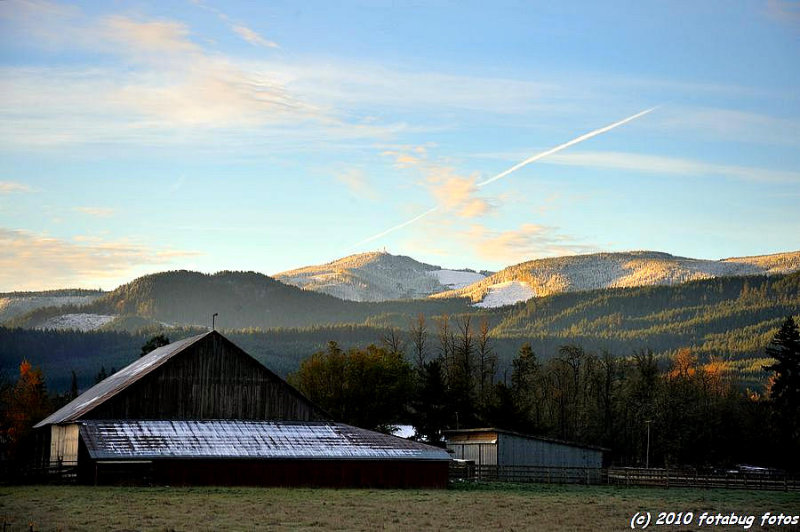 Barn Below The Mountains