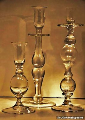 Glass Pieces On Display