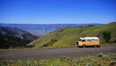 Above Hell's Canyon...