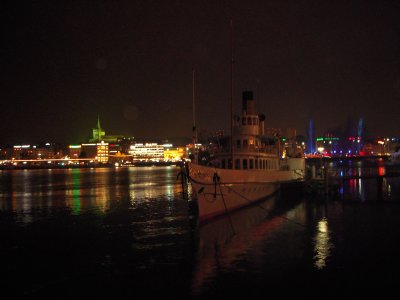 Geneva at night