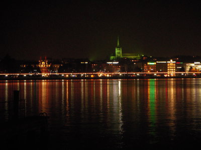 Geneva at night