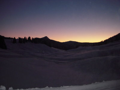 Snowshoeing