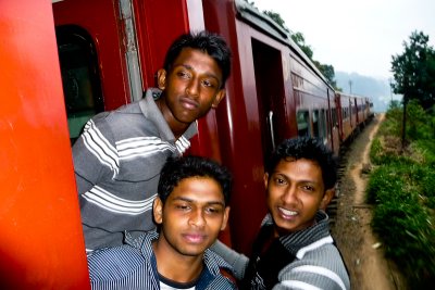 In the train