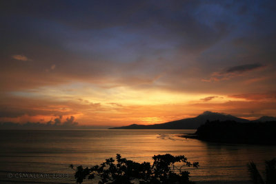 Sunset at Anvaya Cove