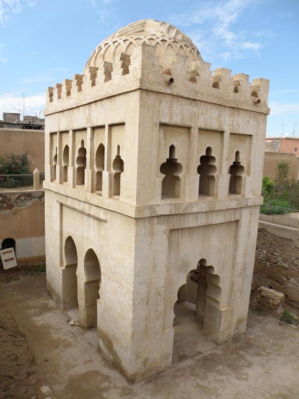 the Almoravid Koubba, a 12th-c. water building