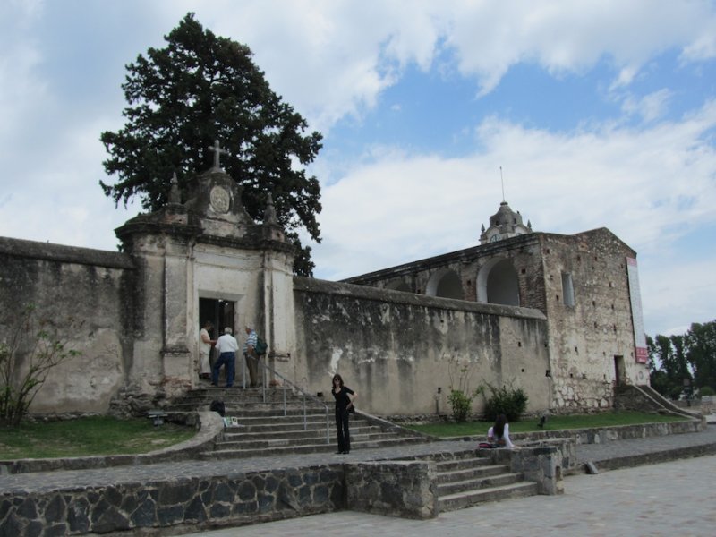 the cloister and administrative offices