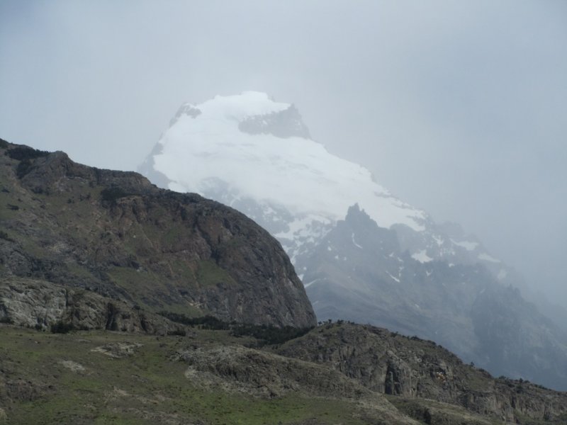 the Cerro Solo, alone in the distance
