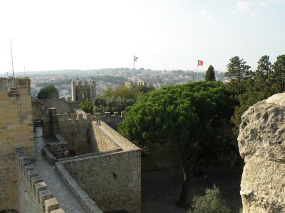 looking from the castelo walls toward the north