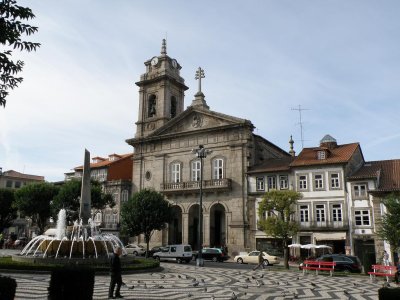 Largo do Toural in Guimaraes, in the Minho