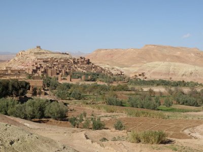 the old ksar  and kasbah at Ait-Benhaddou...