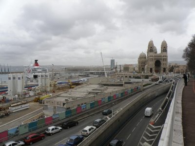 the Major cathedral and the new port