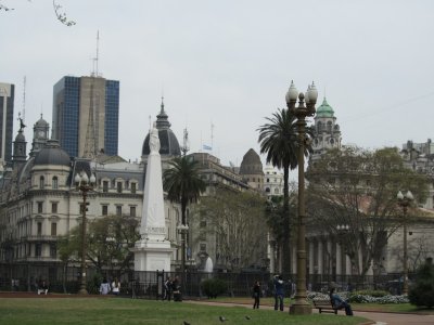 in the Plaza de Mayo