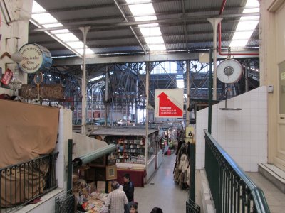 in the Mercado San Telmo, a large indoor market