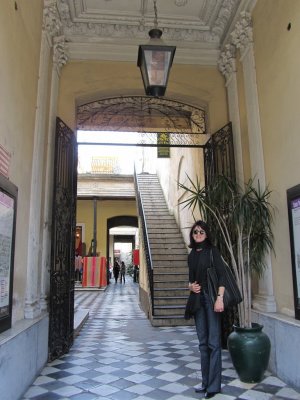 at the Pasaje de la Defensa, an old San Telmo mansion