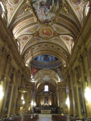 the interior by Emilio Caraffa, famed cordobes painter