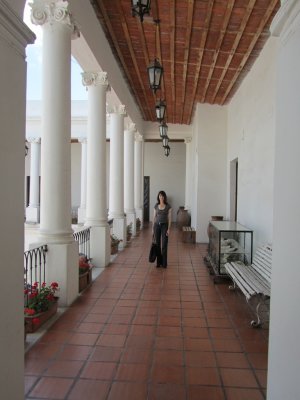 above the Cabildo's main patio
