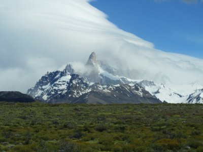 El Chalten means smoking mountain