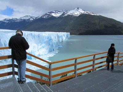 the north face of the glacier