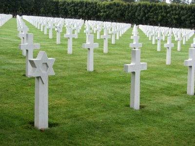 ...in the largest American cemetery abroad...