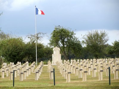 ...another French military graveyard in a quiet setting...