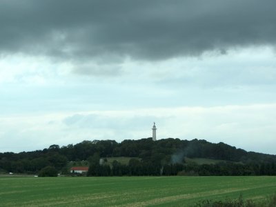 in the distance, the Montfaucon monument