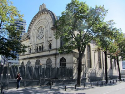 a (later) synagogue on Blvd Joffre