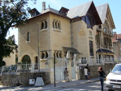 the Villa Majorelle, where the artist and his family lived