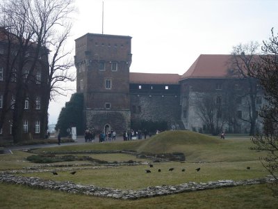 inside the castle walls
