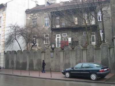 fragment of the ghetto wall