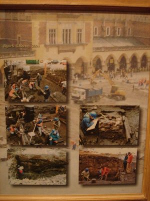 excavations in the town square in 2004