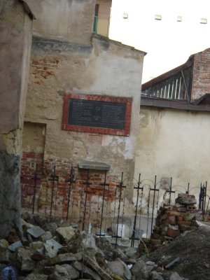 remains of the last synagogue and baths