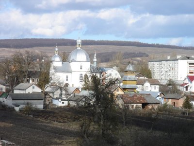 view north from the church
