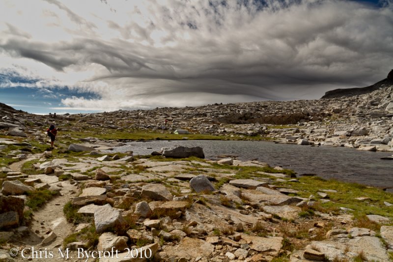 Final tarn before Donohue Pass