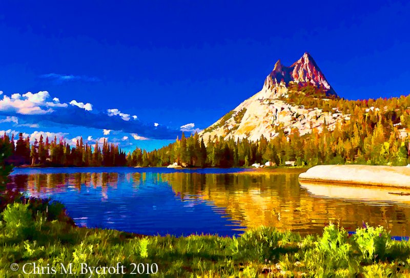 Upper Cathedral Lake and Cathedral Peak