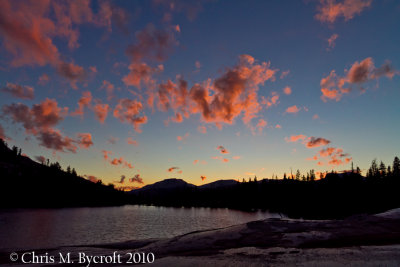 Sunset - Lower Cathedral Lake