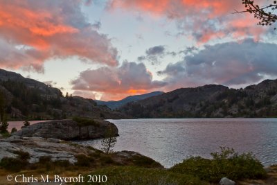 Day 7:  August 22 2010.  Sunrise at Garnet Lake.