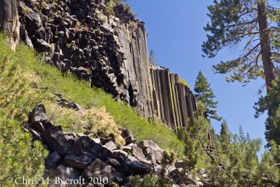 Basaltic columns; Devils Postpile National Monument