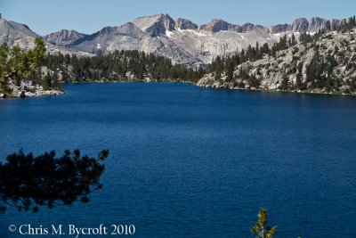 Lake Virginia and mountains of the Silver Divide