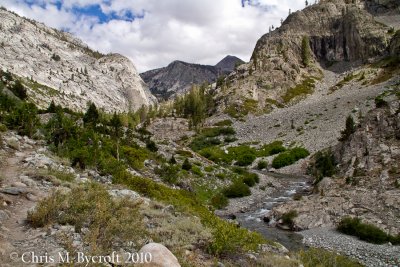 Heading up South Fork of San Joaquin River