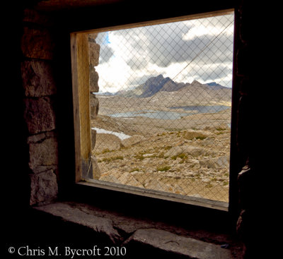 Window view, Muir Hut