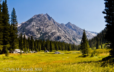 Lunch spot in Grouse Meadow