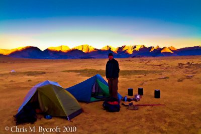 Campsite at Bighorn Plateau