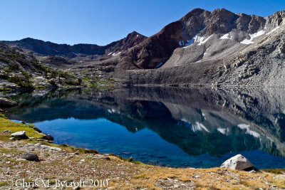 Marjorie Lake, Pinchot Pass and Mt Ickes behind